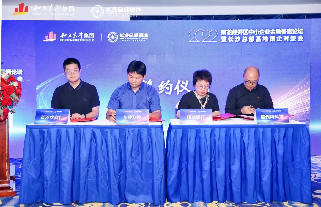 雨花经开区中小企业金融普惠论坛暨长沙总部基地银企对接会乐成举行(图5)