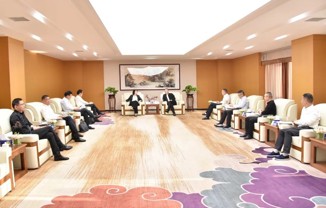 常德高新区向导莅临德赢VWIN考察交流(图3)