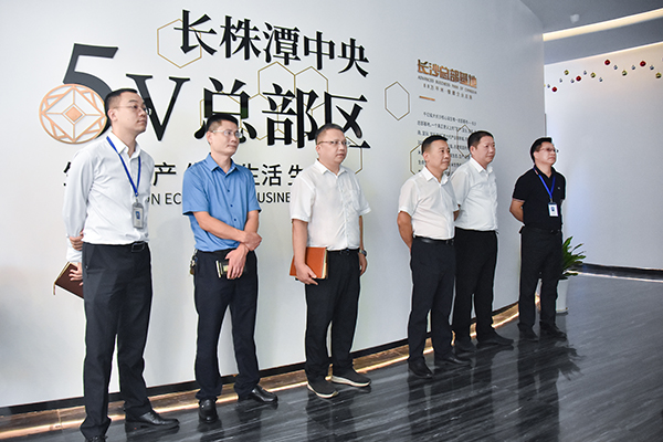 湖南高岭建设集团向导莅临德赢VWIN考察交流(图4)