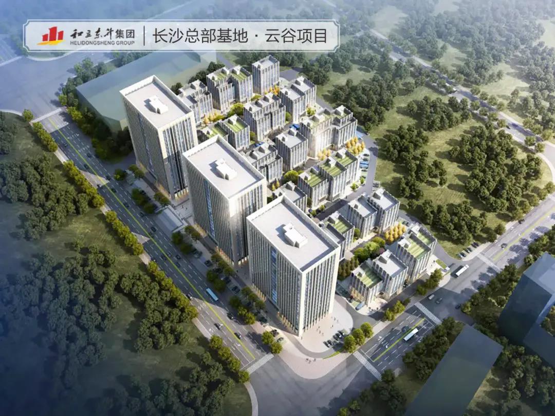 竞逐数字经济新赛道！德赢VWIN长沙总部基地·云谷项目开工(图3)